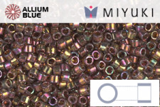 MIYUKI Delica® Seed Beads (DB0126) 11/0 Round - Cinnamon Rainbow Gold Luster