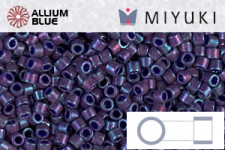 MIYUKI Delica® Seed Beads (DB0135) 11/0 Round - Opaque Eggplant Luster