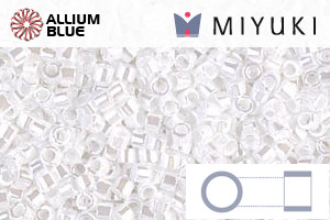 MIYUKI Delica® Seed Beads (DB0201) 11/0 Round - White Pearl Ceylon - Haga Click en la Imagen para Cerrar