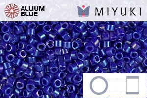 MIYUKI Delica® Seed Beads (DB0216) 11/0 Round - Opaque CobaLight Luster - 關閉視窗 >> 可點擊圖片