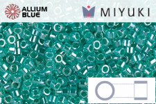 MIYUKI Delica® Seed Beads (DB0238) 11/0 Round - Aqua Green Ceylon