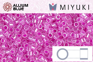 MIYUKI Delica® Seed Beads (DB0247) 11/0 Round - Hot Pink Ceylon - 关闭视窗 >> 可点击图片