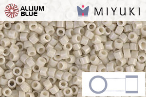 MIYUKI Delica® Seed Beads (DB0261) 11/0 Round - Opaque Linen Luster - Haga Click en la Imagen para Cerrar
