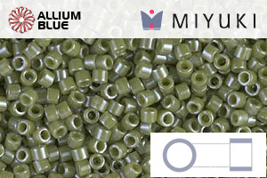 MIYUKI Delica® Seed Beads (DB0263) 11/0 Round - Opaque Cactus Luster - 關閉視窗 >> 可點擊圖片