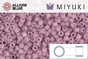 MIYUKI Delica® Seed Beads (DB0355) 11/0 Round - Matte Opaque Dusty Orchid