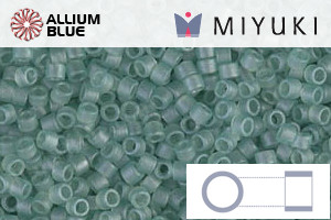 MIYUKI Delica® Seed Beads (DB0385) 11/0 Round - Matte Sea Glass Green - 關閉視窗 >> 可點擊圖片