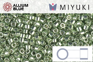 MIYUKI Delica® Seed Beads (DB0413) 11/0 Round - Galvanized Moss Green - 關閉視窗 >> 可點擊圖片