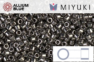 MIYUKI Delica® Seed Beads (DB0452) 11/0 Round - Galvanized Dark Gray - 关闭视窗 >> 可点击图片