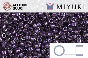 MIYUKI Delica® Seed Beads (DB0464) 11/0 Round - Galvanized Eggplant - 關閉視窗 >> 可點擊圖片