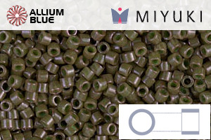 MIYUKI Delica® Seed Beads (DB0657) 11/0 Round - Dyed Opaque Olive Drab - 关闭视窗 >> 可点击图片