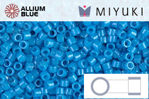 MIYUKI Delica® Seed Beads (DB0659) 11/0 Round - Dyed Opaque Dark Turquoise Blue - 关闭视窗 >> 可点击图片