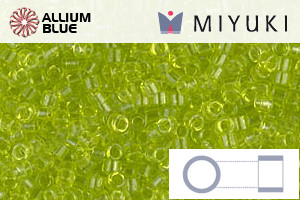 MIYUKI Delica® Seed Beads (DB0712) 11/0 Round - Transparent Chartreuse - 關閉視窗 >> 可點擊圖片