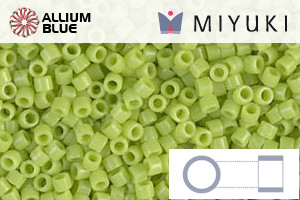 MIYUKI Delica® Seed Beads (DB0733) 11/0 Round - Opaque Chartreuse