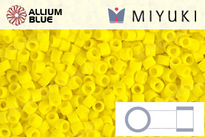 MIYUKI Delica® Seed Beads (DB0751) 11/0 Round - Matte Opaque Yellow - 关闭视窗 >> 可点击图片