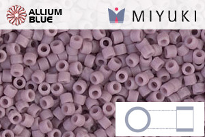 MIYUKI Delica® Seed Beads (DB0758) 11/0 Round - Matte Opaque Mauve - Haga Click en la Imagen para Cerrar