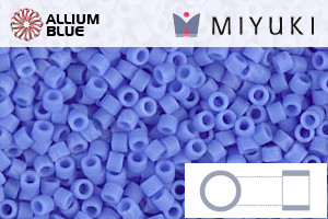 MIYUKI Delica® Seed Beads (DB0760) 11/0 Round - Matte Opaque Periwinkle