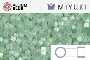 MIYUKI Delica® Seed Beads (DB0828) 11/0 Round - Mint Green Silk Satin - 關閉視窗 >> 可點擊圖片