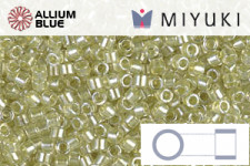 MIYUKI Delica® Seed Beads (DB0903) 11/0 Round - Sparkling Celery Lined Crystal