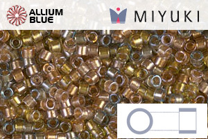 MIYUKI Delica® Seed Beads (DB0981) 11/0 Round - Sparkling Lined Sand Dune Mix - Haga Click en la Imagen para Cerrar
