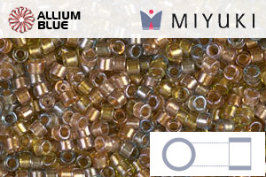 MIYUKI Delica® Seed Beads (DB0981) 11/0 Round - Sparkling Lined Sand Dune Mix - 关闭视窗 >> 可点击图片