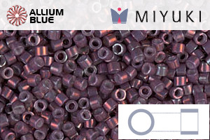 MIYUKI Delica® Seed Beads (DB1012) 11/0 Round - Metallic Med Raspberry Luster - 關閉視窗 >> 可點擊圖片