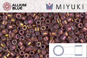 MIYUKI Delica® Seed Beads (DB1013) 11/0 Round - Metallic Teaberry Luster - 关闭视窗 >> 可点击图片