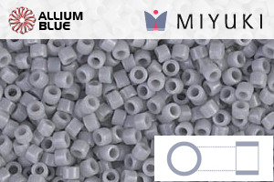 MIYUKI Delica® Seed Beads (DB1139) 11/0 Round - Opaque Ghost Gray - Haga Click en la Imagen para Cerrar
