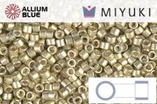 MIYUKI Delica® Seed Beads (DB1153) 11/0 Round - Galvanized SF Mead