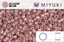 MIYUKI Delica® Seed Beads (DB1152) 11/0 Round - Galvanized SF Champagne