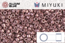 MIYUKI Delica® Seed Beads (DB1155) 11/0 Round - Galvanized SF Muscat