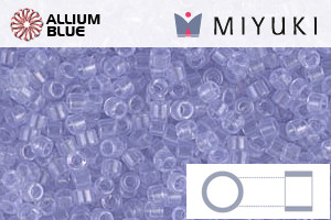 MIYUKI Delica® Seed Beads (DB1407) 11/0 Round - Transparent Pale Amethyst - Haga Click en la Imagen para Cerrar