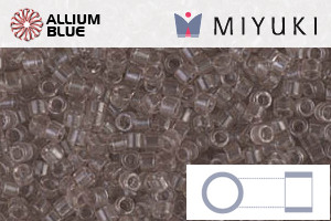 MIYUKI Delica® Seed Beads (DB1416) 11/0 Round - Transparent Light Taupe - 关闭视窗 >> 可点击图片