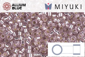 MIYUKI Delica® Seed Beads (DB1433) 11/0 Round - Silverlined Pale Blush - Haga Click en la Imagen para Cerrar