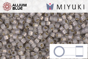MIYUKI Delica® Seed Beads (DB1456) 11/0 Round - Silverlined Light Taupe Opal - 关闭视窗 >> 可点击图片