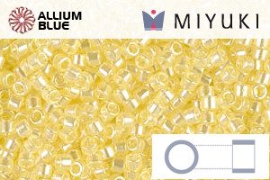 MIYUKI Delica® Seed Beads (DB1471) 11/0 Round - Transparent Pale Yellow Luster - 关闭视窗 >> 可点击图片