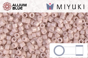 MIYUKI Delica® Seed Beads (DB1495) 11/0 Round - Opaque Pink Champagne