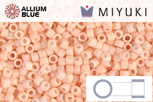 MIYUKI Delica® Seed Beads (DB1512) 11/0 Round - Matte Opaque Light Peach - 關閉視窗 >> 可點擊圖片
