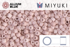 MIYUKI Delica® Seed Beads (DB1515) 11/0 Round - Matte Opaque Pink Champagne