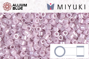 MIYUKI Delica® Seed Beads (DB1534) 11/0 Round - Opaque Pale Rose Ceylon - Click Image to Close
