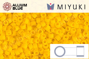 MIYUKI Delica® Seed Beads (DB1582) 11/0 Round - Matte Opaque Canary