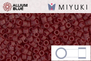 MIYUKI Delica® Seed Beads (DB1584) 11/0 Round - Matte Opaque Currant - 關閉視窗 >> 可點擊圖片