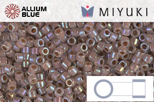 MIYUKI Delica® Seed Beads (DB1749) 11/0 Round - Cocoa Lined Opal AB - Haga Click en la Imagen para Cerrar