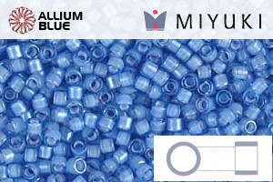MIYUKIデリカビーズ (DB1784) 11/0 丸 - ブルー中染 - ウインドウを閉じる