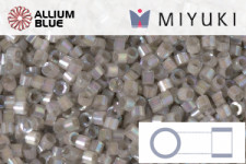 MIYUKI Delica® Seed Beads (DB1112) 11/0 Round - Transparent Crystal Ivory