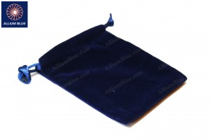 Velvet Pouch, Velvet, Royal Blue, 9 x 7.5cm