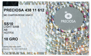 PRECIOSA Rose VIVA12 ss10 lt.siam HF AB factory pack