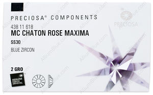 PRECIOSA Rose MAXIMA ss30 blu.zirc HF factory pack