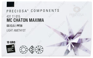 PRECIOSA Chaton MAXIMA ss13.5/pp26 lt.ameth DF factory pack