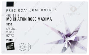 PRECIOSA Rose MAXIMA ss30 crystal HF Vel factory pack