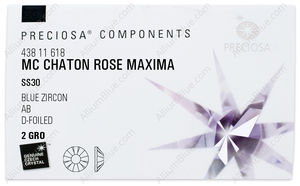 PRECIOSA Rose MAXIMA ss30 blu.zirc DF AB factory pack